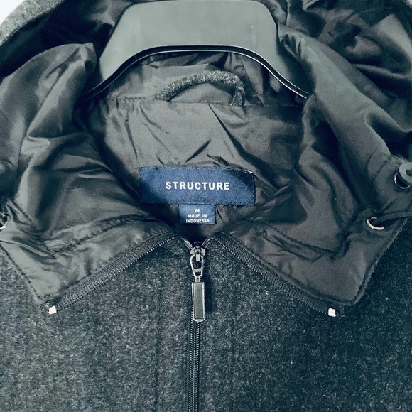 Structure Men’s Wool Jacket - Picture 3 of 5